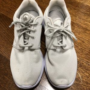 Gray Nike running shoes size 7